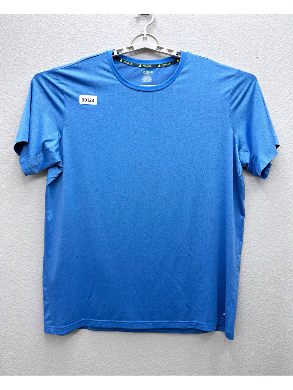Tek Gear Dry Tek Men's 3XLT Big & Tall Crew Neck T-Shirt Lot of 2 Blue/Gray